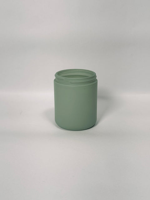 9oz Sage Green Straight Sided Jar - 70/400 Continuous Thread (Jar Only)