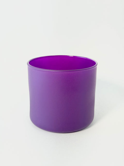 17 oz 3-Wick Matte Royal Purple Tumbler Jar