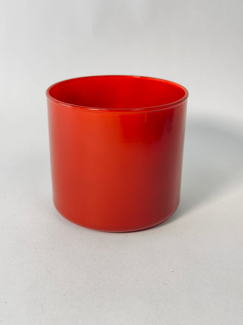 17 oz 3-Wick Glossy Christmas Red Tumbler Jar
