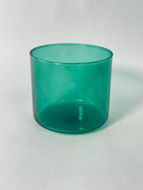 17 oz 3-Wick Translucent Green Tumbler Jar