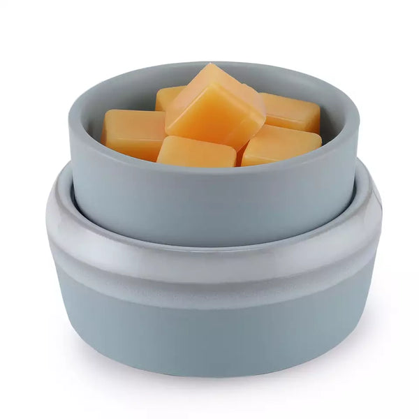 Blue Two Tone Wax Warmer - Peach State Candle Supply