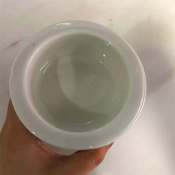 Plug-In White Ceramic Round Wax Warmer