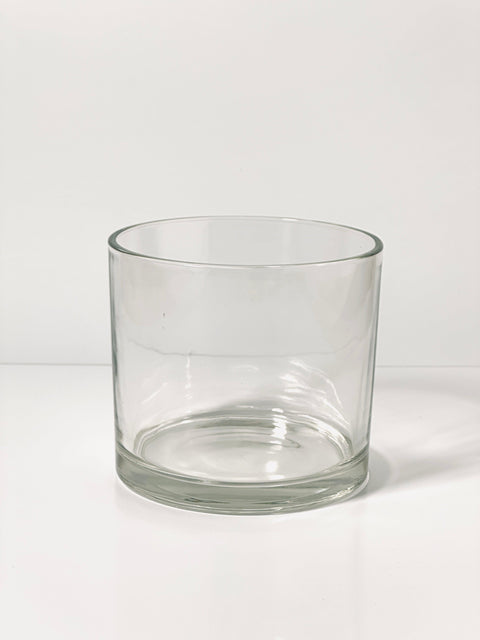 Clear 4.5 oz Clear Glass Candle Jars